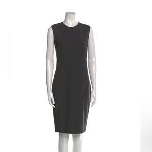 VINCE shapely knee length little gray dress M